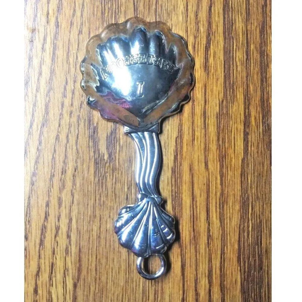 Ganz Studio 101 Measuring Spoon Scallop Clam Shell Zinc Alloy Replacement EUC